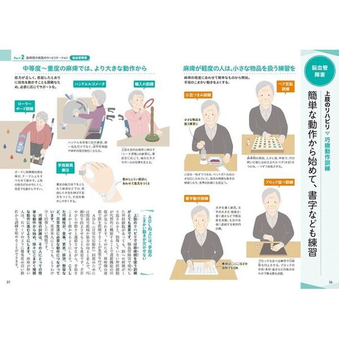 ぜんぶわかる高齢者のリハビリ事典　脳神経、骨・関節、内科系のリハビリを図解