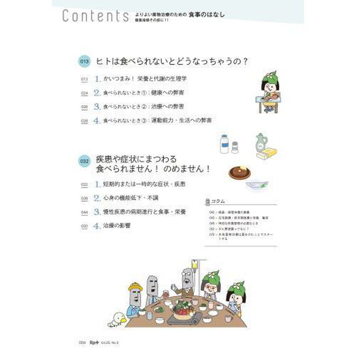 Ｒｐ．（レシピ）＋　やさしく・くわしく・強くなる　Ｖｏｌ．２０Ｎｏ．３（２０２１夏）「よりよい薬物治療のための食事のはなし　服薬指導その前に！！」