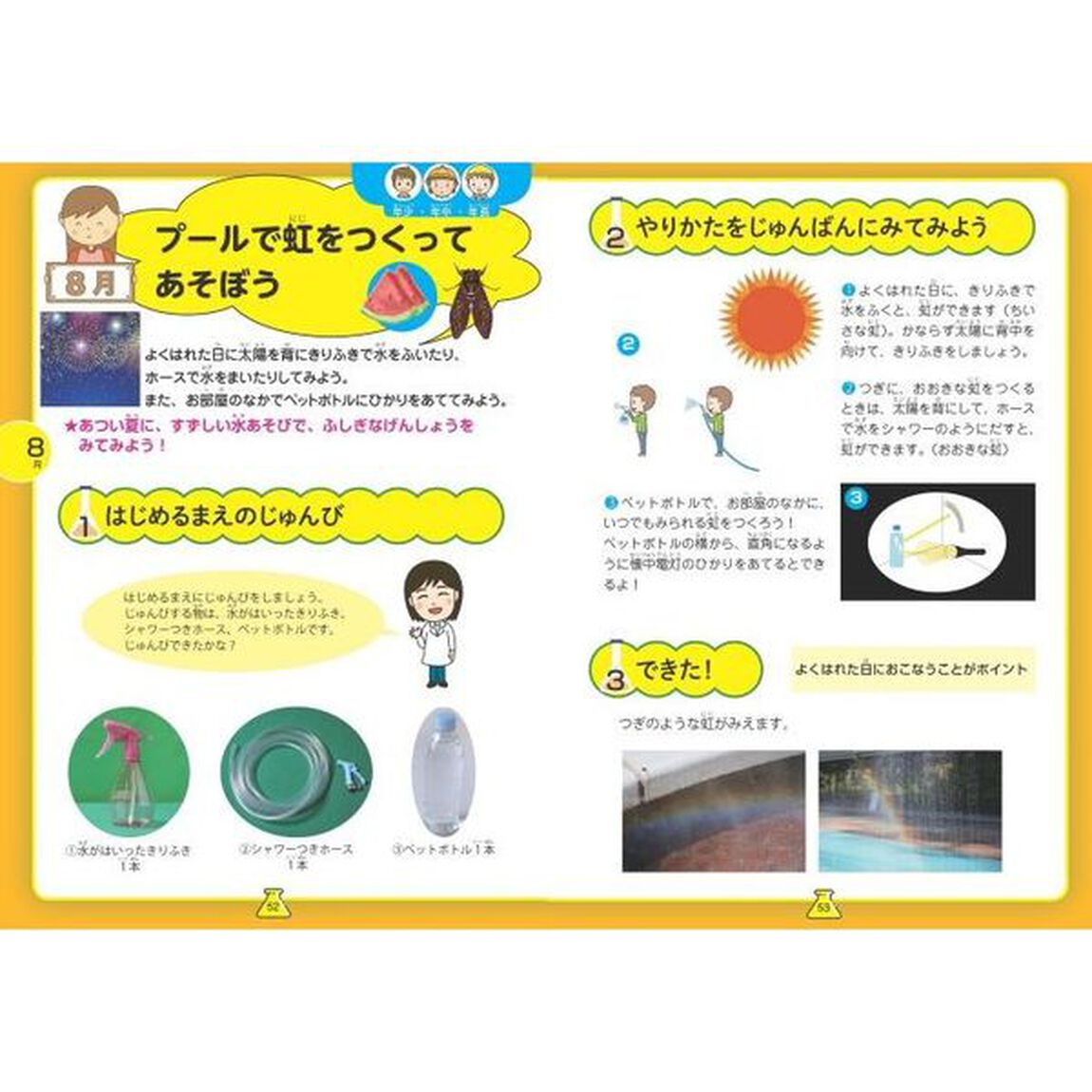 親子で楽しむ！おもしろ科学実験１２か月　小学校に上がる前に理系アタマを伸ばそう