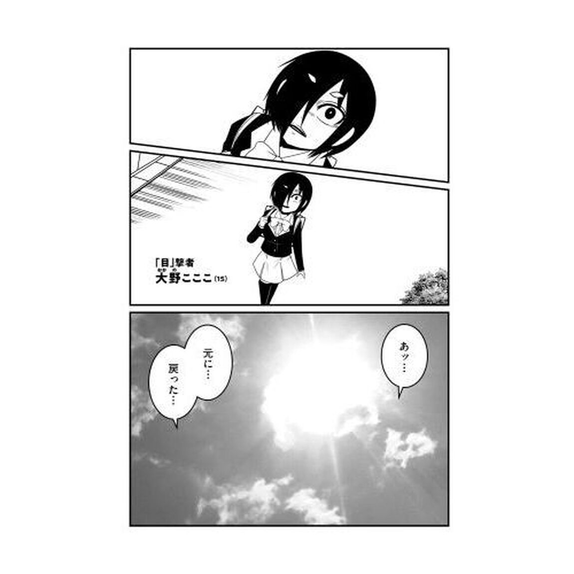 メメ　大野こここはなぜ眼球に殺されるに至ったか　１