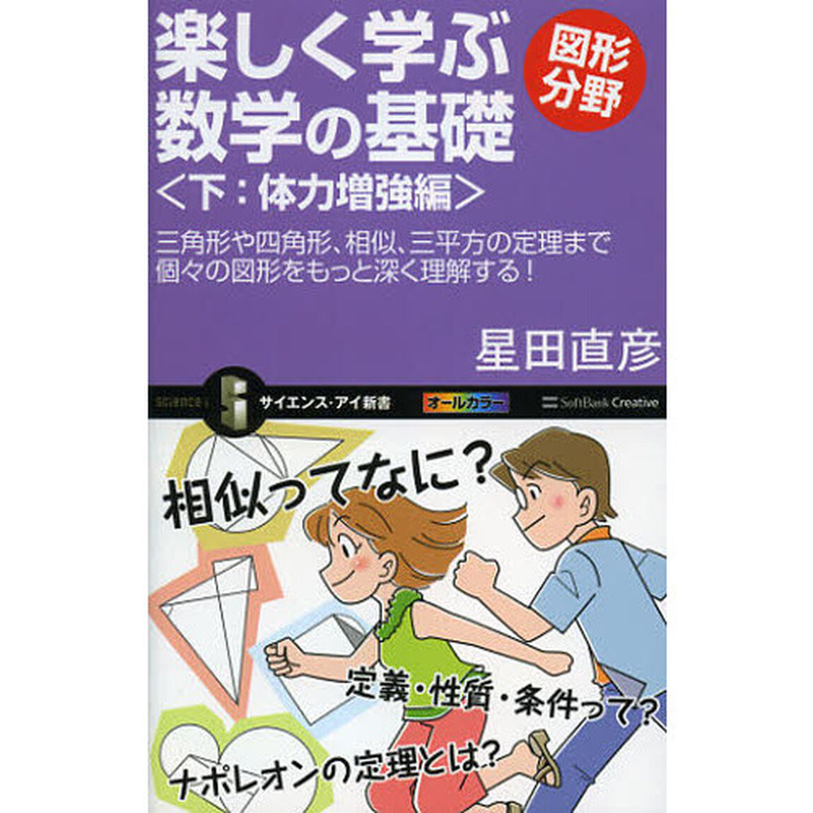 楽しく学ぶ数学の基礎　図形分野下「体力増強編　三角形や四角形、相似、三平方の定理まで個々の図形をもっと深く理解する！」