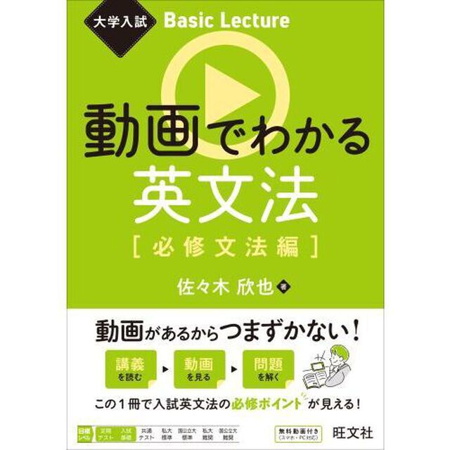 動画でわかる英文法　必修文法編