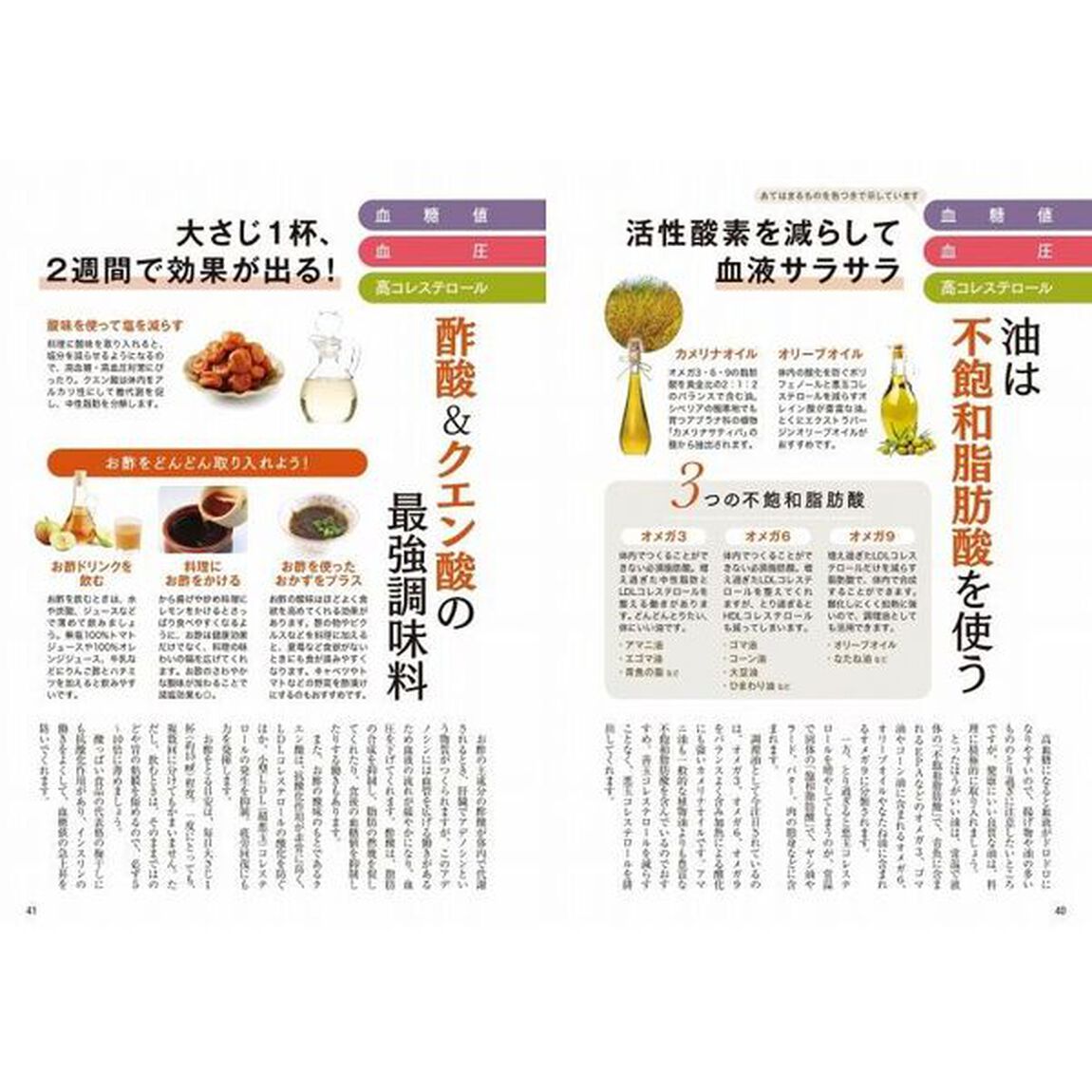 血糖値・血圧・高コレステロールが食べ物で徹底改善！