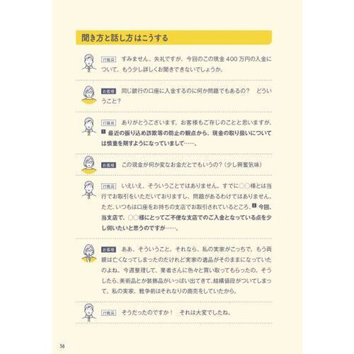 ＡＭＬ対策を現場で強化取引時確認の聞き方・話し方