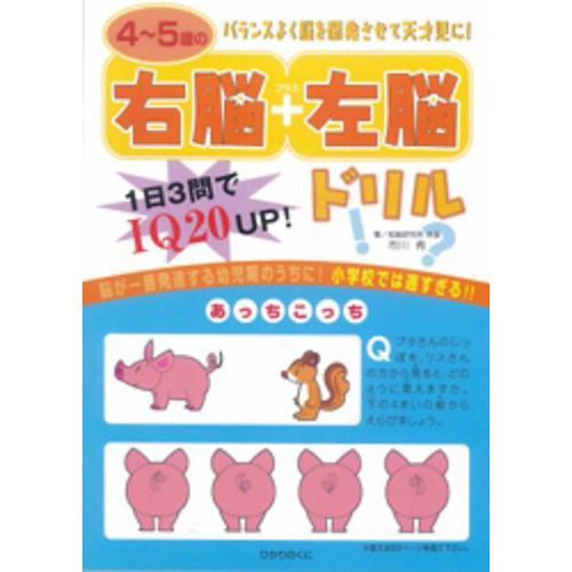 ４〜５歳の右脳＋左脳ドリル　１日３問でＩＱ２０ＵＰ！