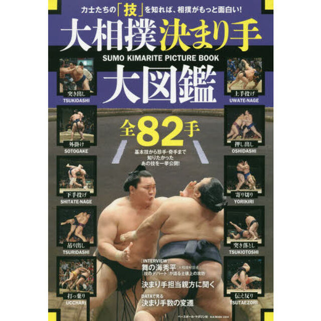 大相撲決まり手大図鑑　基本技から珍手・奇手まで知りたかったあの技を一挙公開！