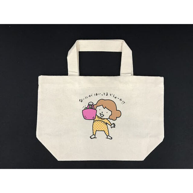 なつみちゃんトートバッグ〈ピンク〉