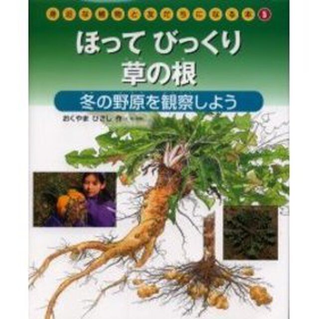身近な植物と友だちになる本　５「ほってびっくり草の根　冬の野原を観察しよう」