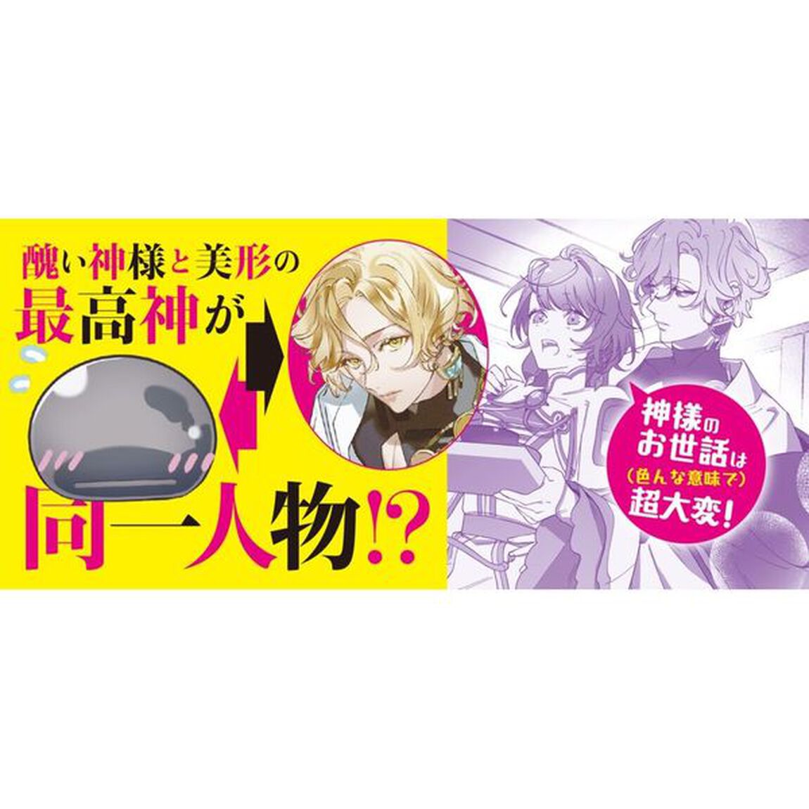 聖女様に醜い神様との結婚を押し付けられました