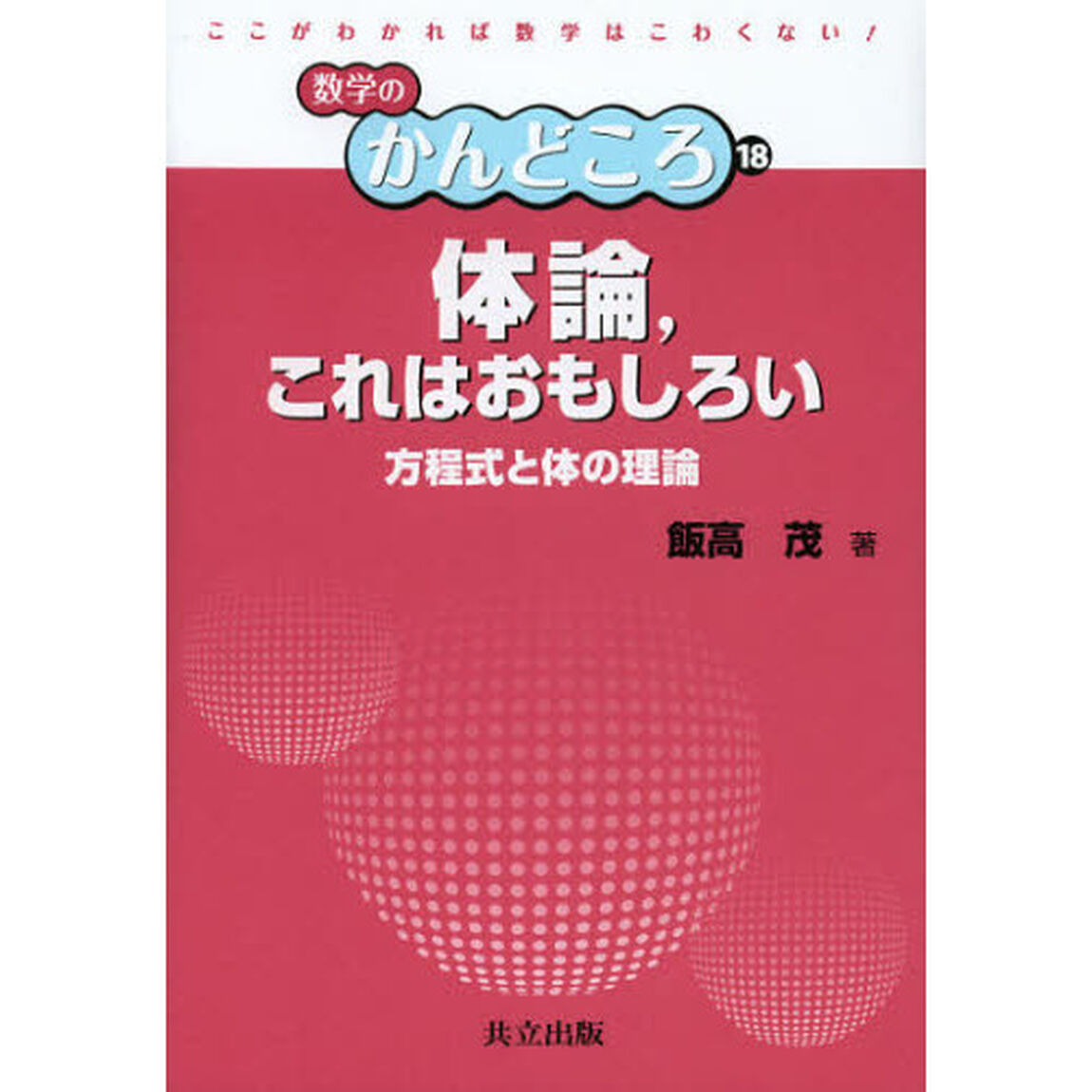 体論，これはおもしろい　方程式と体の理論