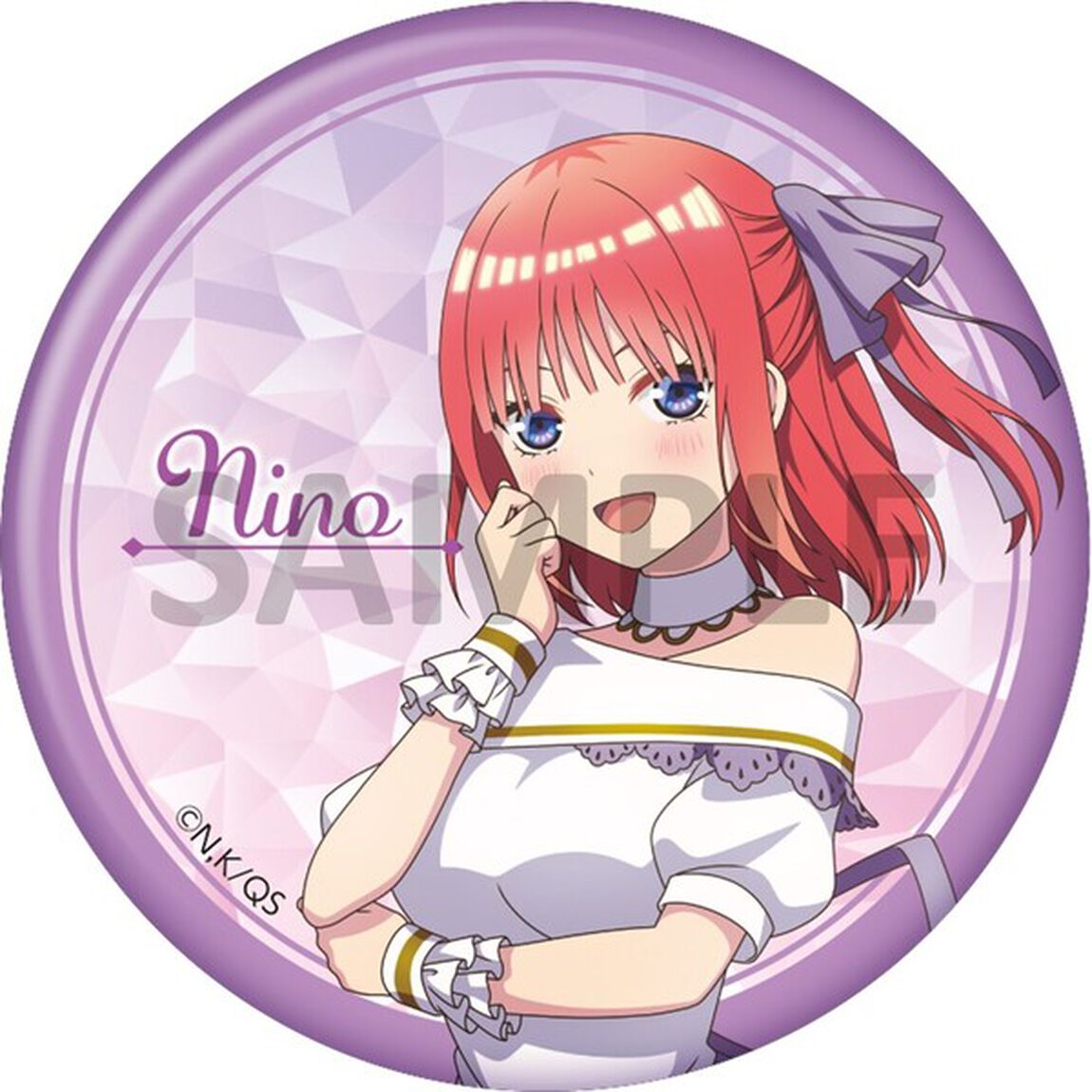 TVスペシャルアニメ『五等分の花嫁∽』缶バッジ5個セット/白アイドルver.