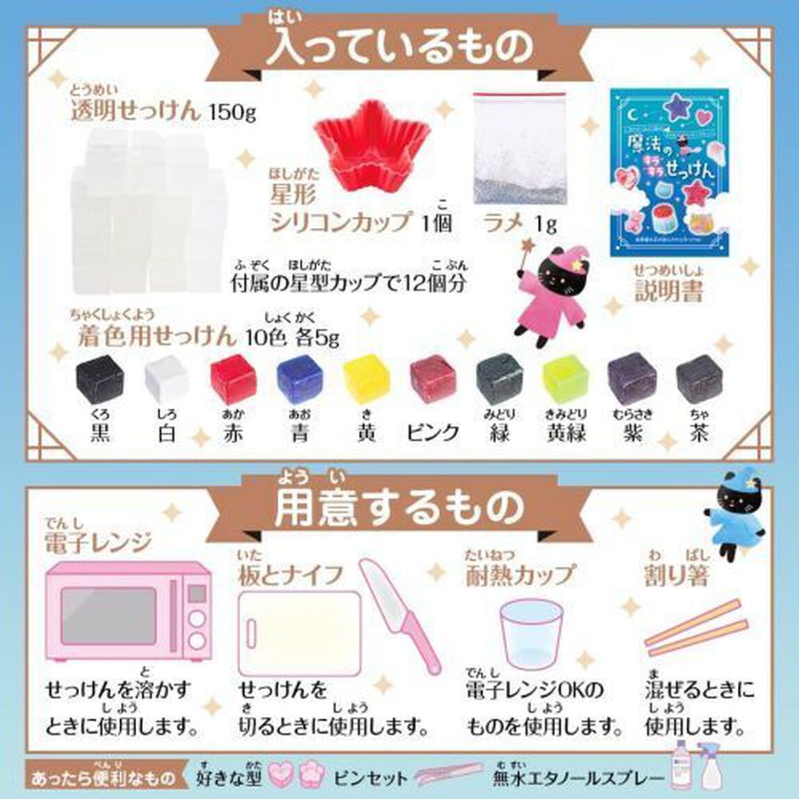 魔法のキラキラせっけん