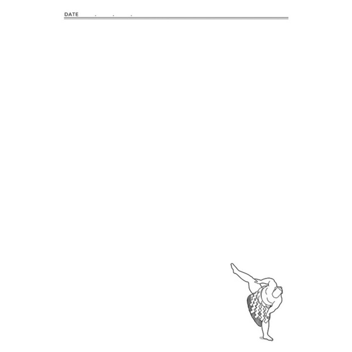 「SUMO NOTEBOOK（不知火型）」+「秀ノ山はがき」セット