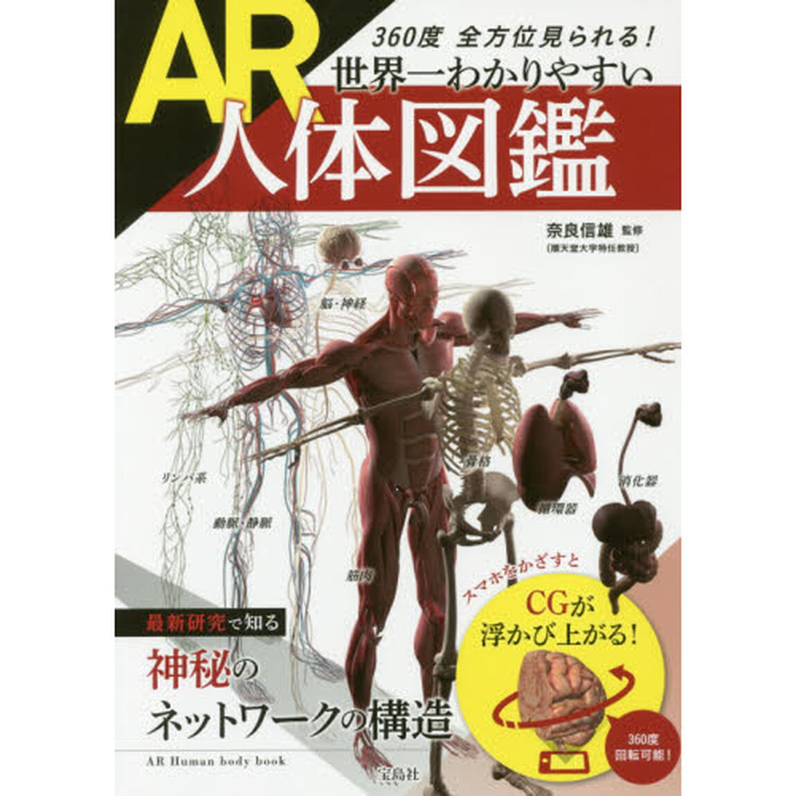 360度全方位見られる! 世界一わかりやすいAR人体図鑑