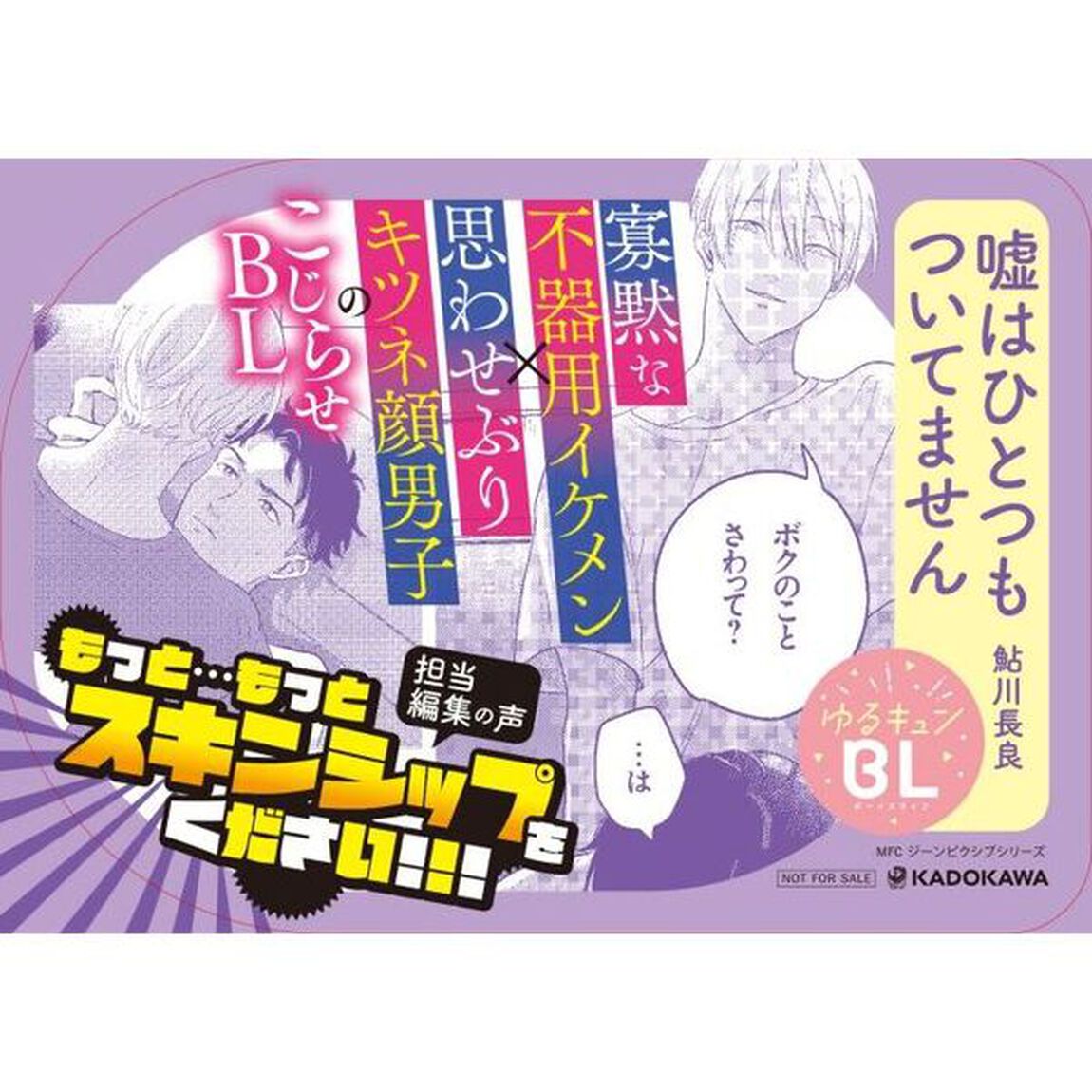 嘘はひとつもついてません