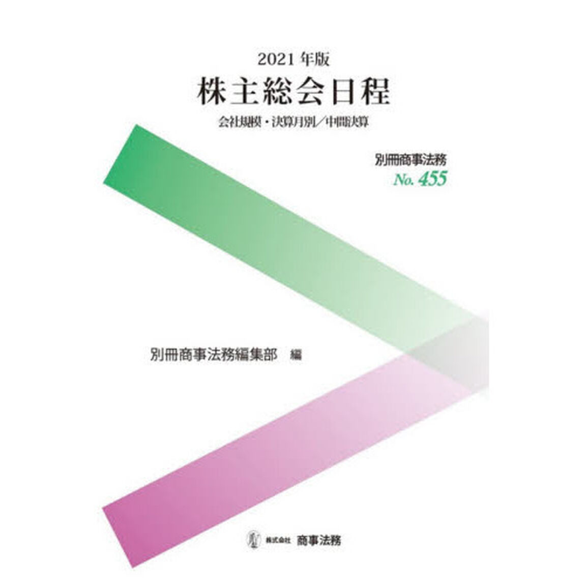 株主総会日程　会社規模・決算月別／中間決算　２０２１年版