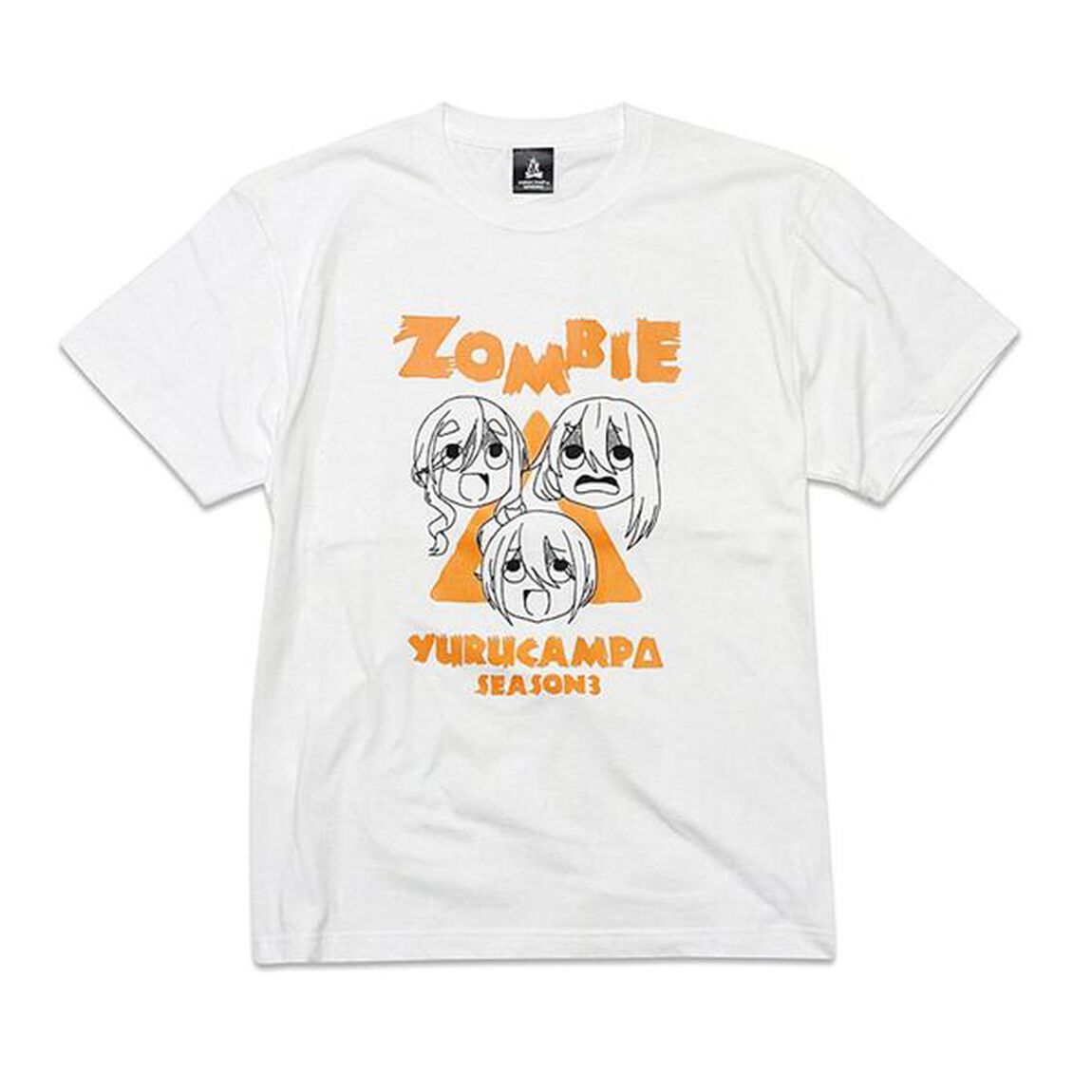 『ゆるキャン△ SEASON３』 ZOMBIE Tシャツ　ホワイト　M　(2024年8月以降発売予定)