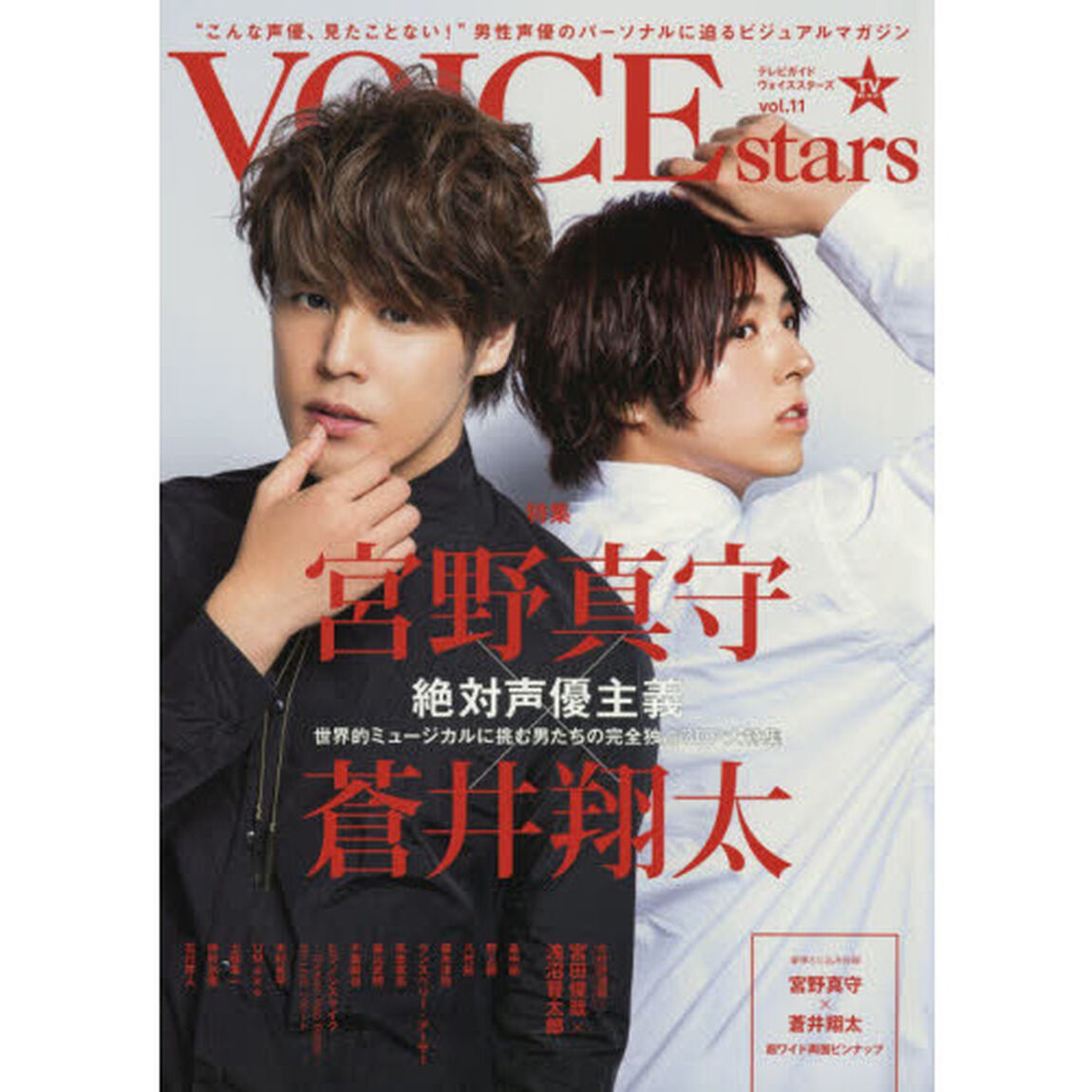 TVガイド　VOICE STARS vol.11「特集宮野真守&times;蒼井翔太　絶対声優主義」