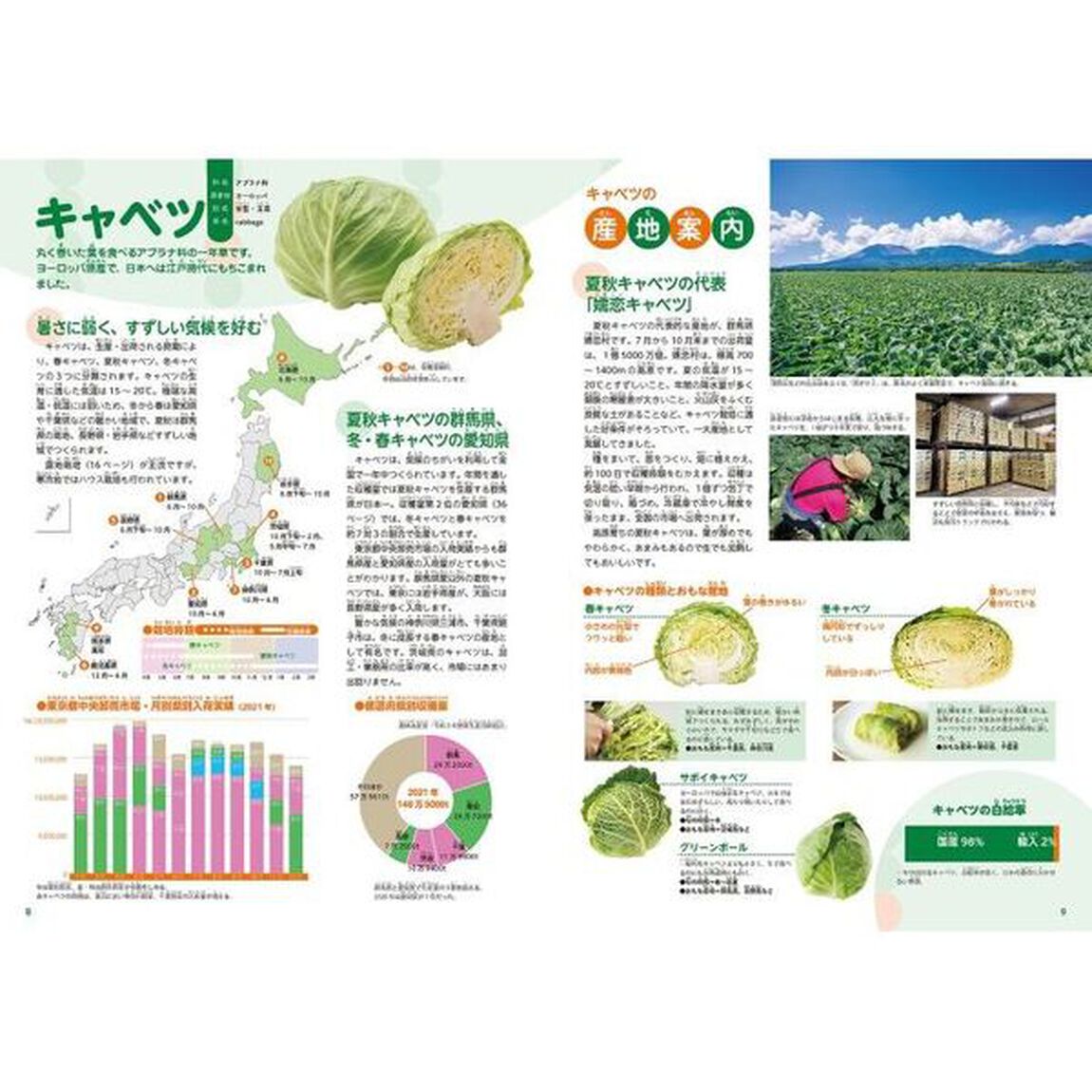 どこからきたの？たべもの産地図鑑　１「野菜」