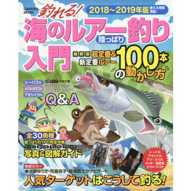 釣れる！海のルアー釣り陸っぱり入門　２０１８〜２０１９年版