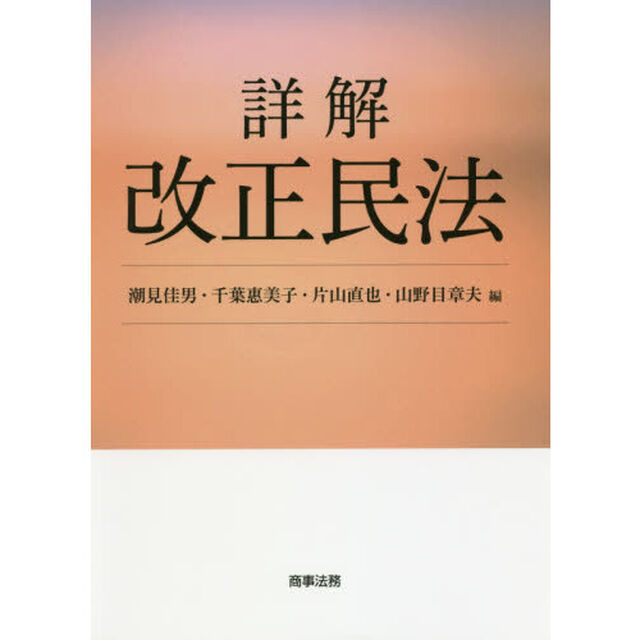 詳解改正民法