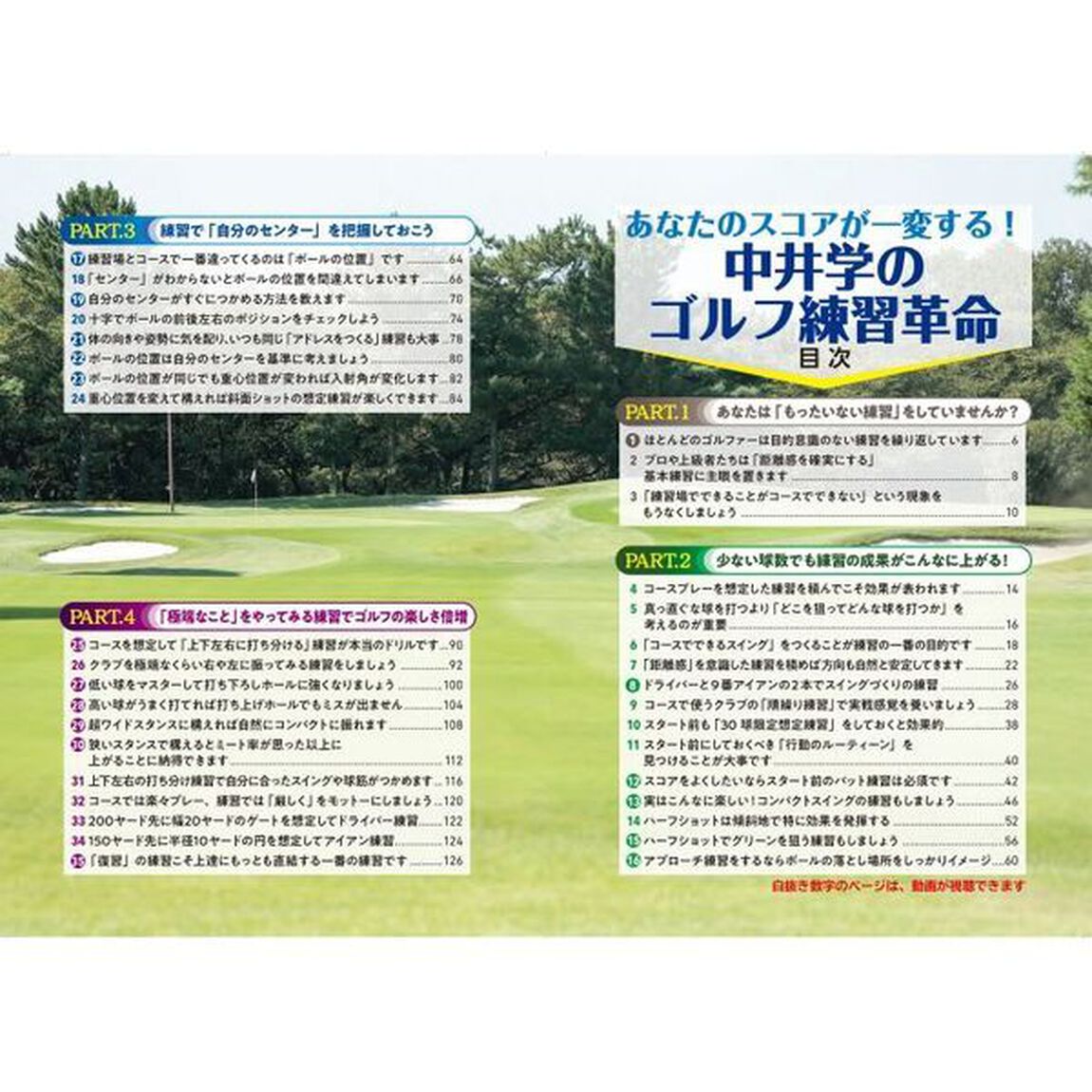 あなたのスコアが一変する！中井学のゴルフ練習革命　次のラウンドで結果が出る実戦スイングのつくり方