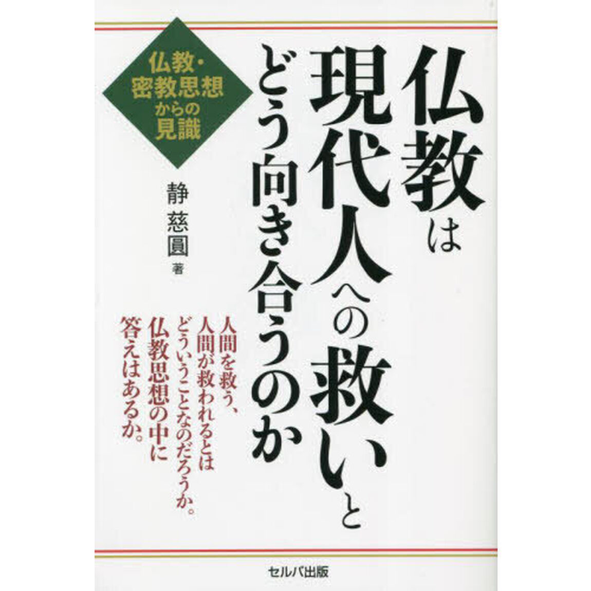 仏教は現代人への救いとどう向き合うのか　仏教・密教思想からの見識