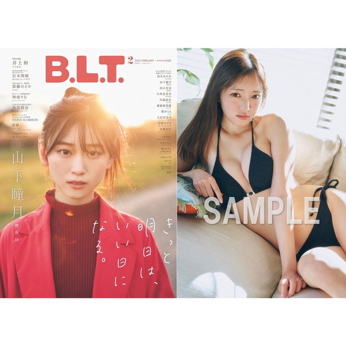 B.L.T.2025年2月号【セブンネット限定特典：炎谷莉奈（夜光性アミューズ）ポストカード 1枚付き】