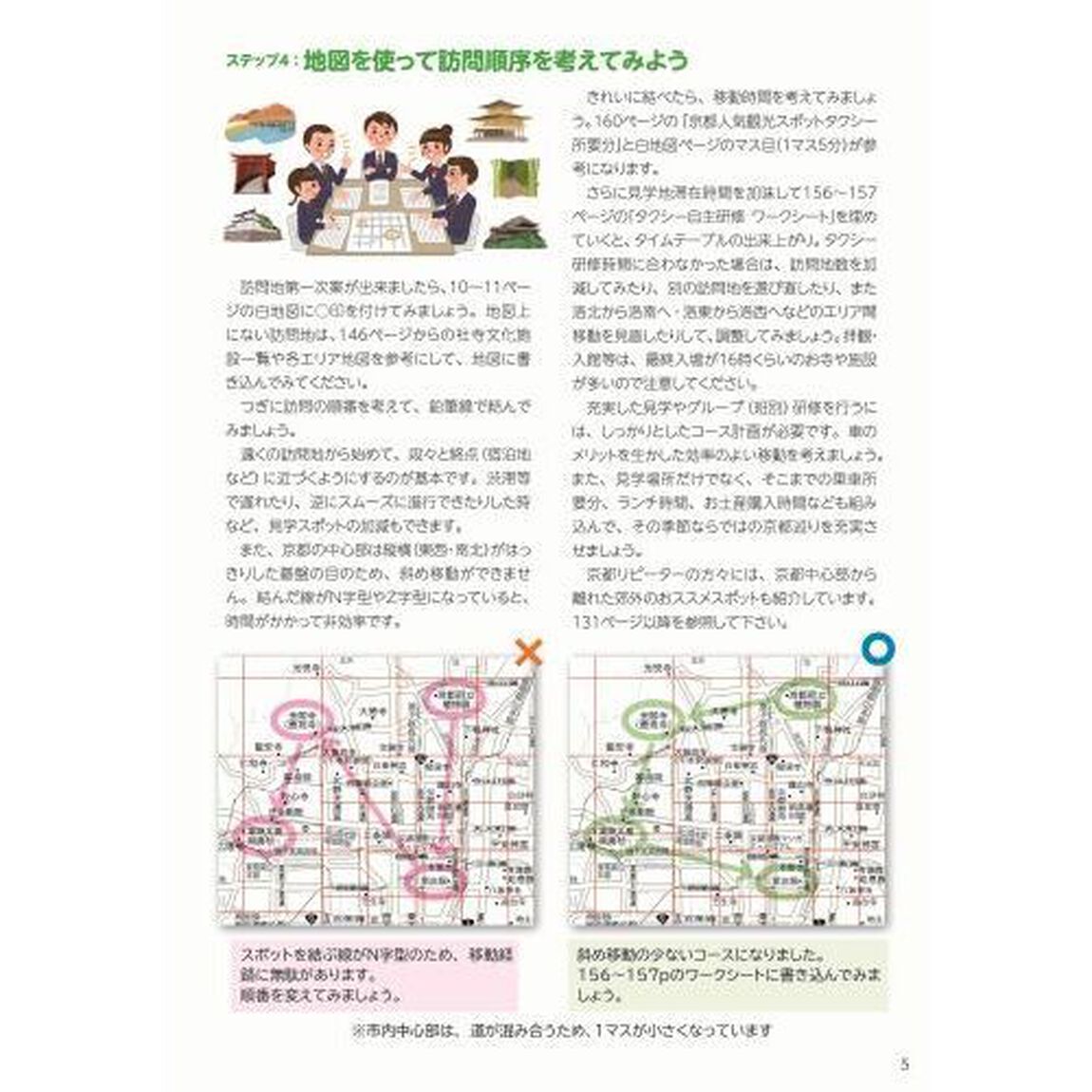 タクシー観光おススメ京都編　詳細なガイドと駐車場情報・白地図・おすすめランキング等　〔２０２３〕最新版