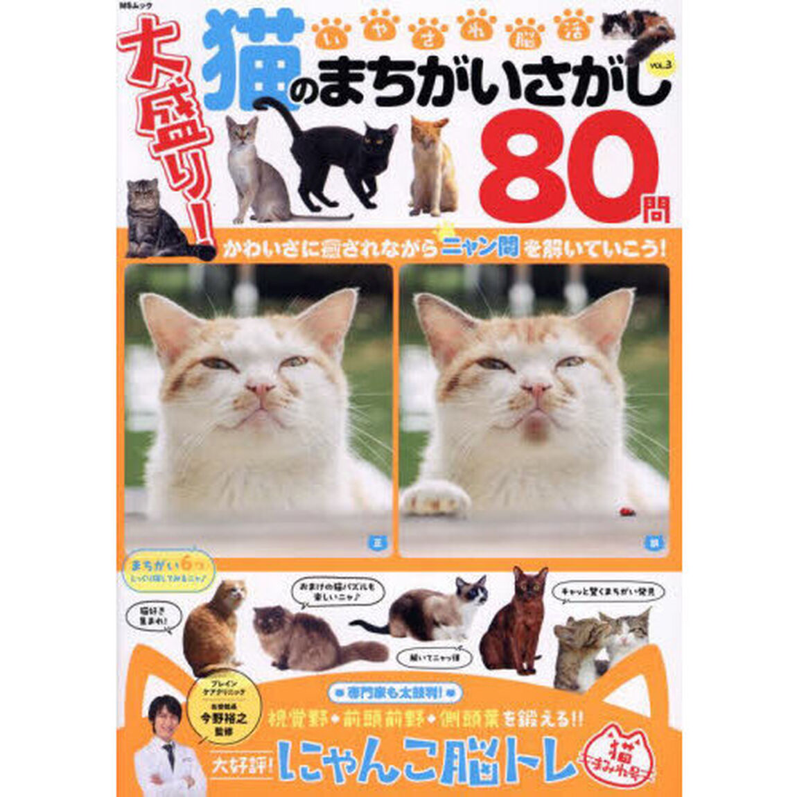 いやされ脳活猫のまちがいさがし　ＶＯＬ．３
