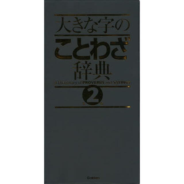 大きな字のことわざ辞典 第2版「第２版」