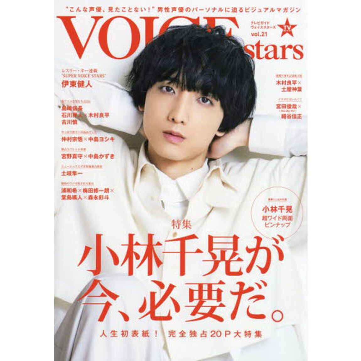 ＴＶガイドＶＯＩＣＥ　ｓｔａｒｓ　ｖｏｌ．２１「特集小林千晃が今、必要だ。」