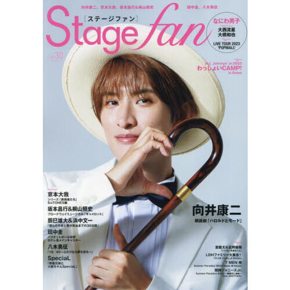 Stagefan Vol.30「向井康二、京本大我、大橋和也＆大西流星、坂本昌行＆桐山照史、田中圭、八木勇征」