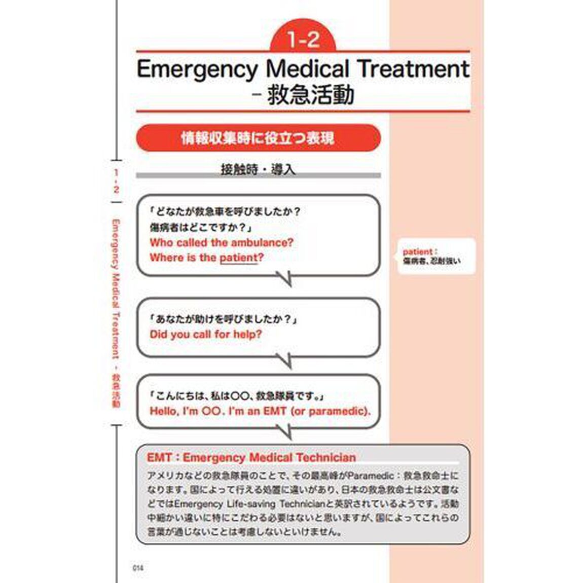 消防英語　１１９番通報、救急、救助の今すぐ使えるフレーズ集