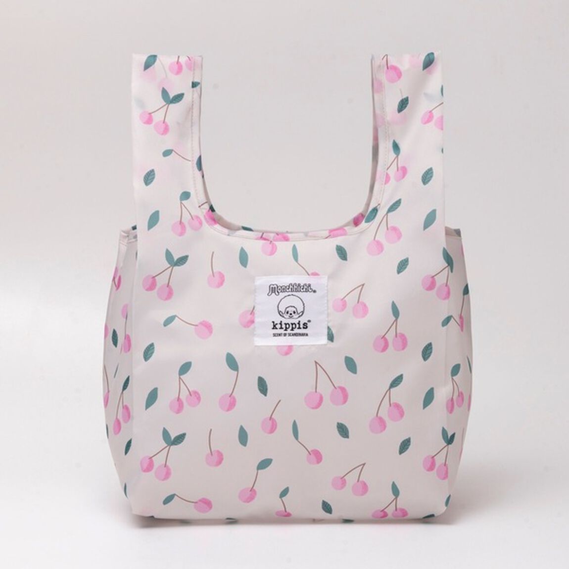 モンチッチ&times;kippis ぬいぐるみチャーム付きエコバッグ OFF-WHITE（セブン‐イレブン／セブンネット限定）