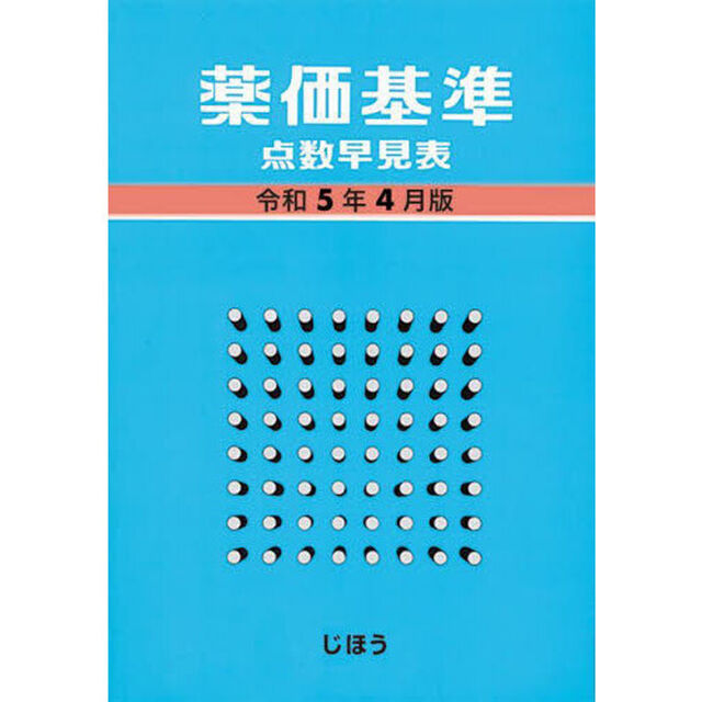 薬価基準点数早見表　令和５年４月版