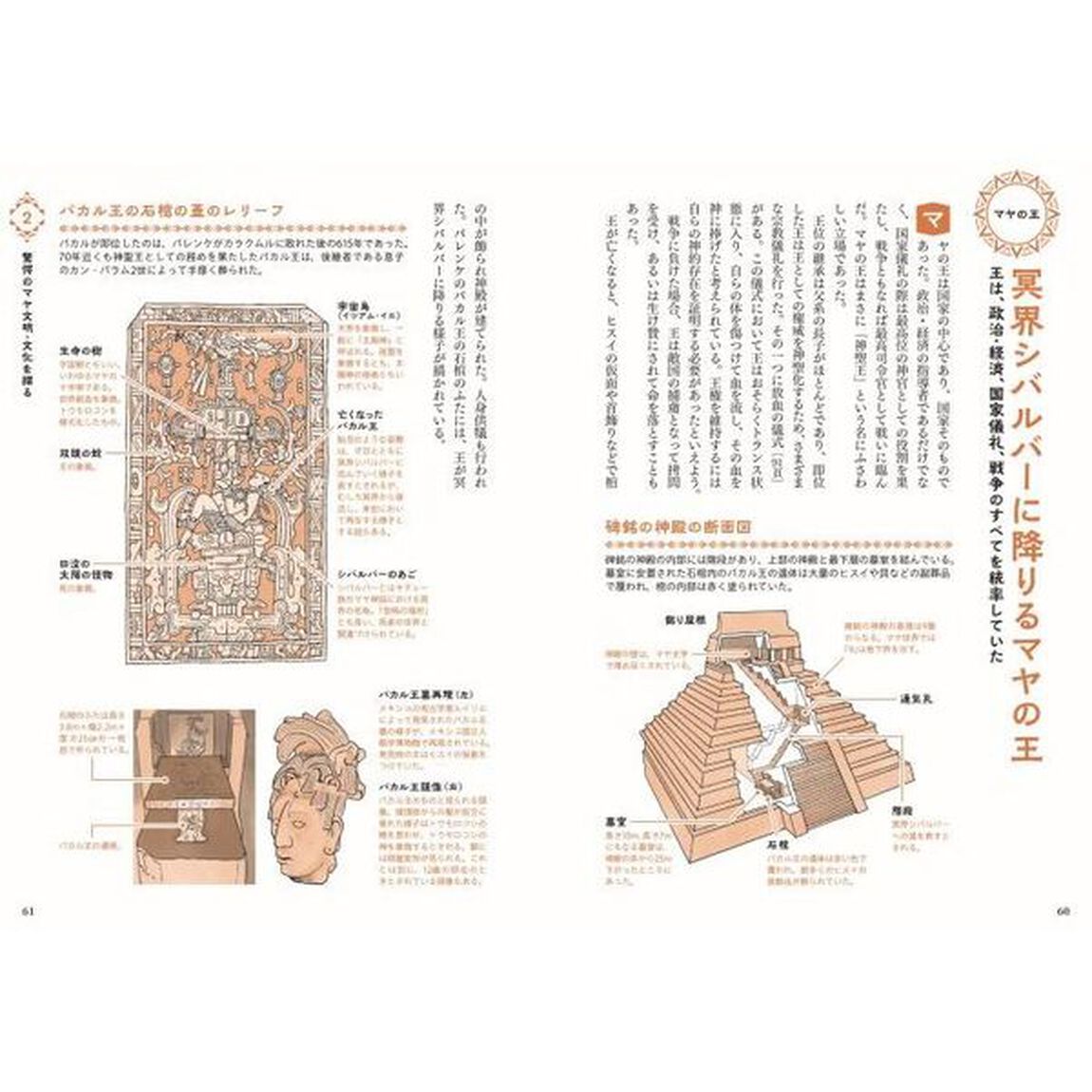 古代マヤ・アステカ・インカ解剖図鑑　三千年以上続いた謎多き文明のすべて