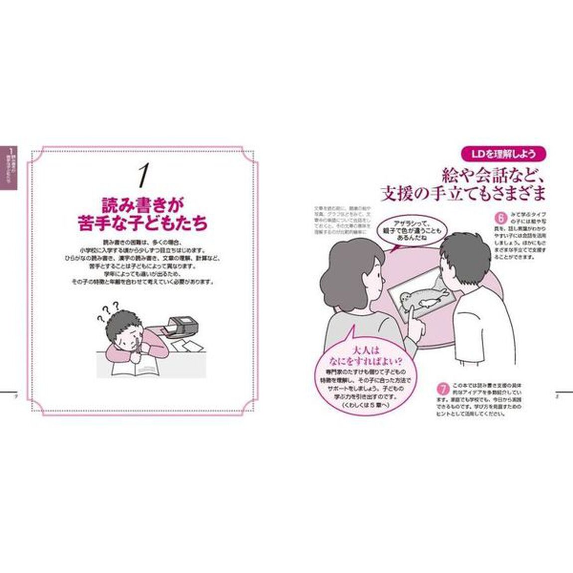 ＬＤの子の読み書き支援がわかる本　イラスト版