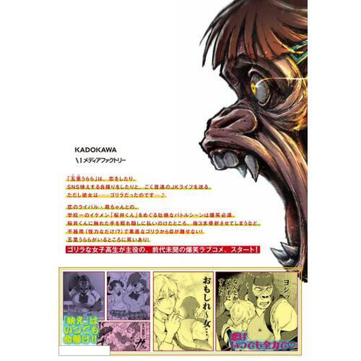 ゴリラ女子高生　１