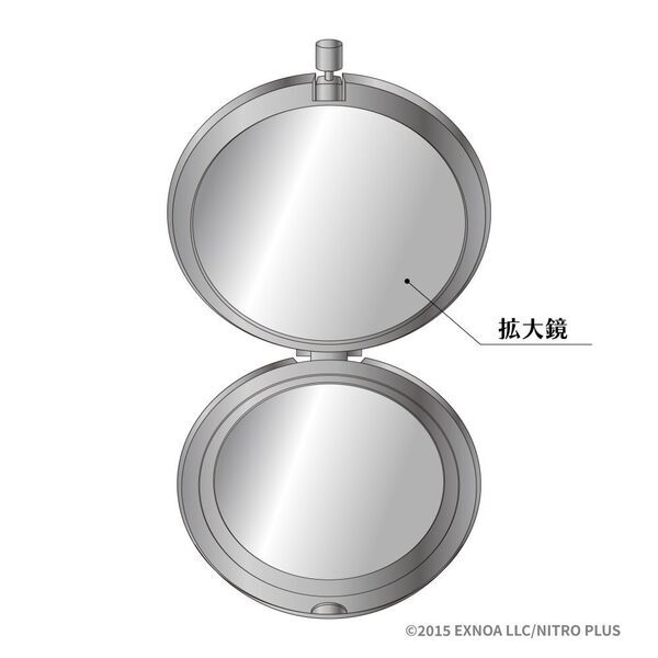 セブンネット限定】刀剣乱舞ONLINE 木製丸型櫛＋コンパクトミラー