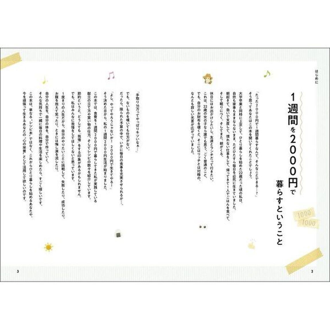 １週間２０００円ひとり暮らしごはん