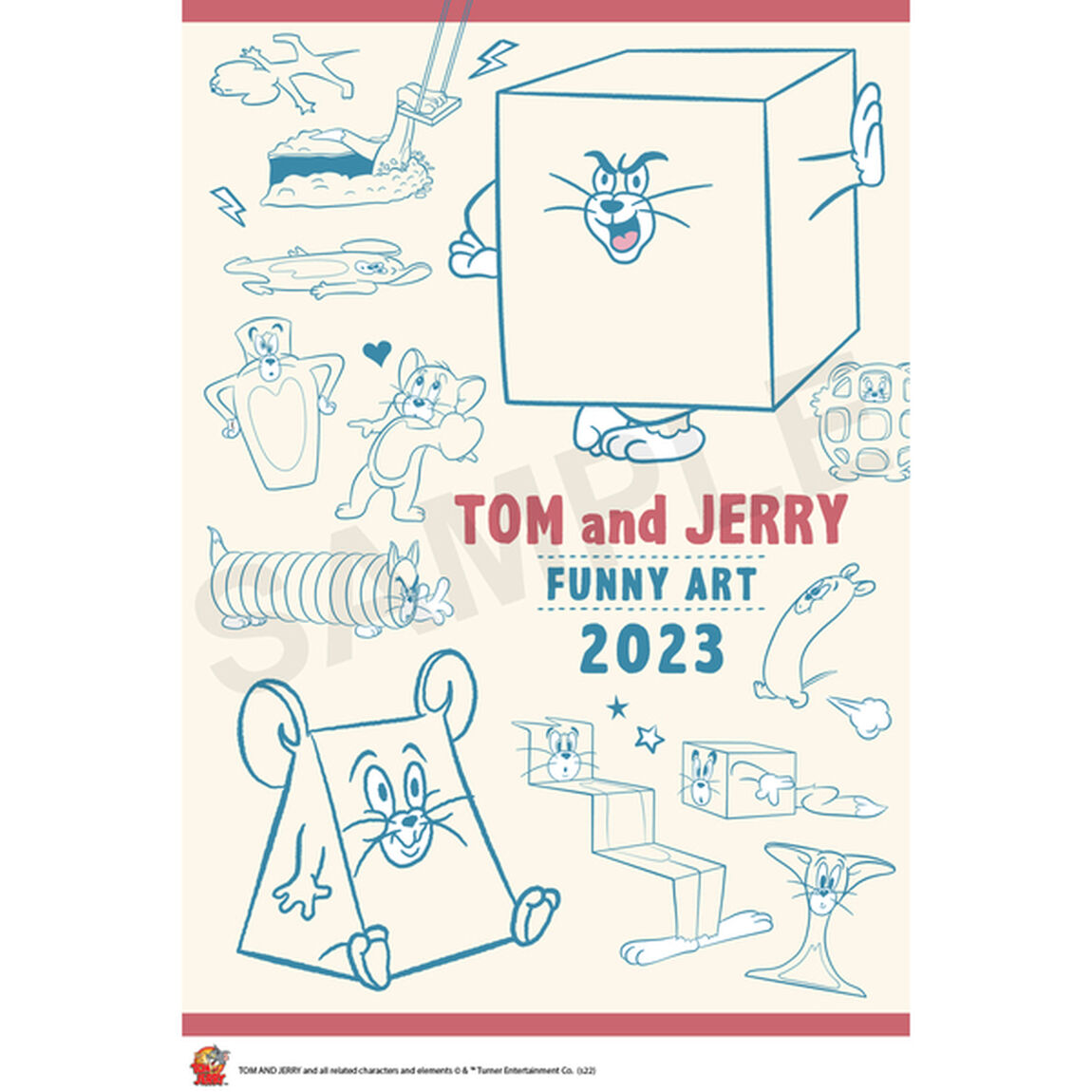 TOM and JERRY FUNNY ART DIARY 2023（セブン－イレブン／セブンネット限定）