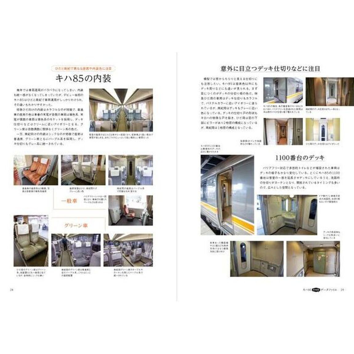 鉄道模型のための車両資料集　キハ８５・キハ１８３