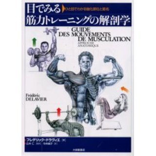 目でみる筋力トレーニングの解剖学　ひと目でわかる強化部位と筋名