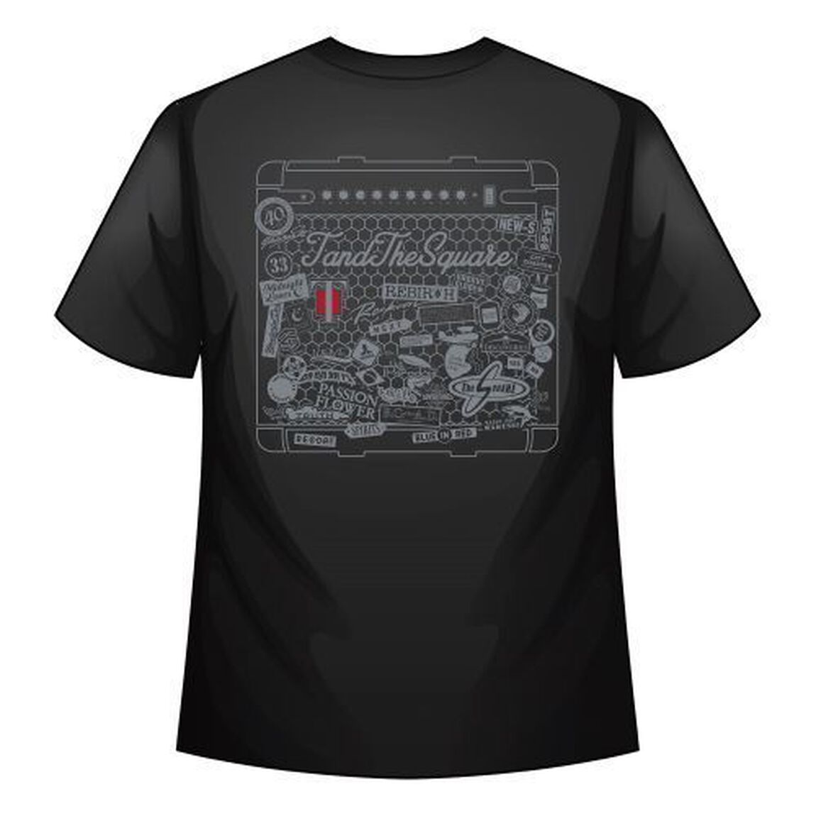 【T-SQUARE & THE SQUARE】40th アニバーサリーTシャツ ブラック L（その他）