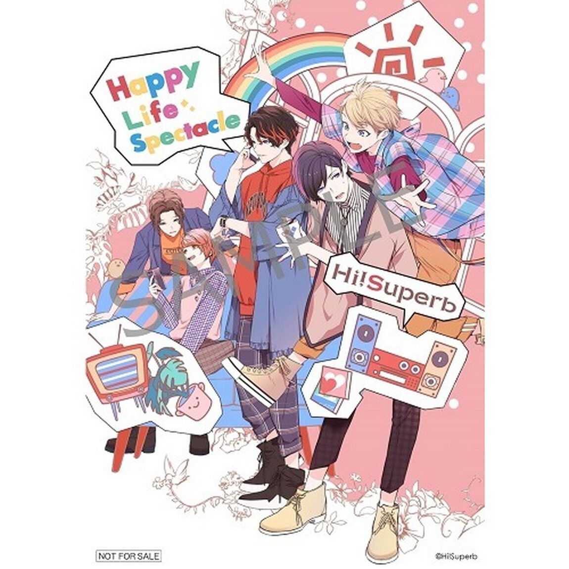Happy　Life　Spectacle（特装盤）（セブンネット限定特典：L判ブロマイド、外付特典：B2ポスター（ジャケット同絵柄）付き）（CDシングル）