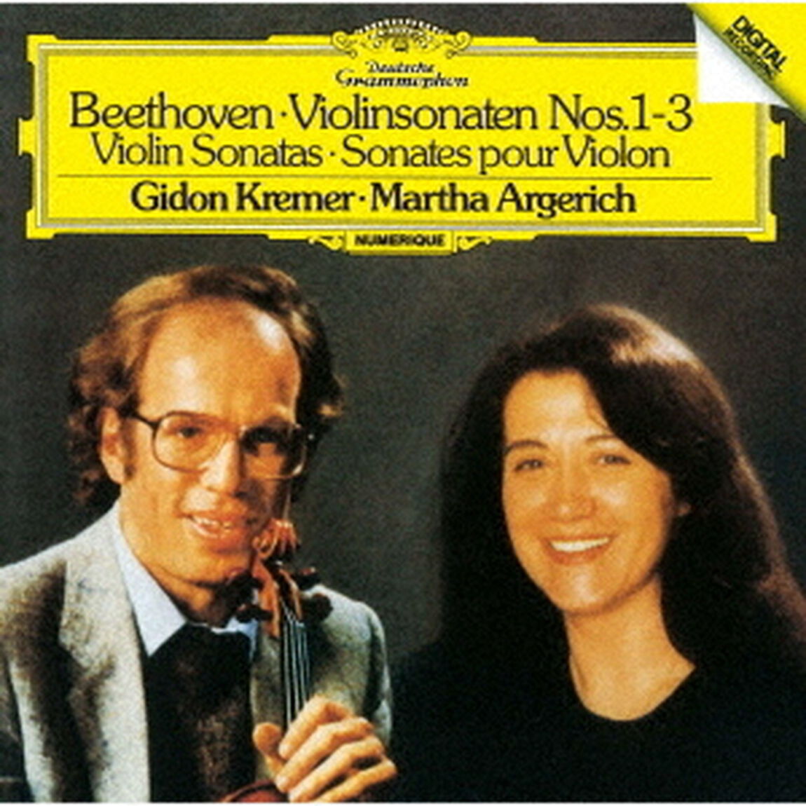 ベートーヴェン：ヴァイオリン・ソナタ第1番〜第3番（ＣＤ）