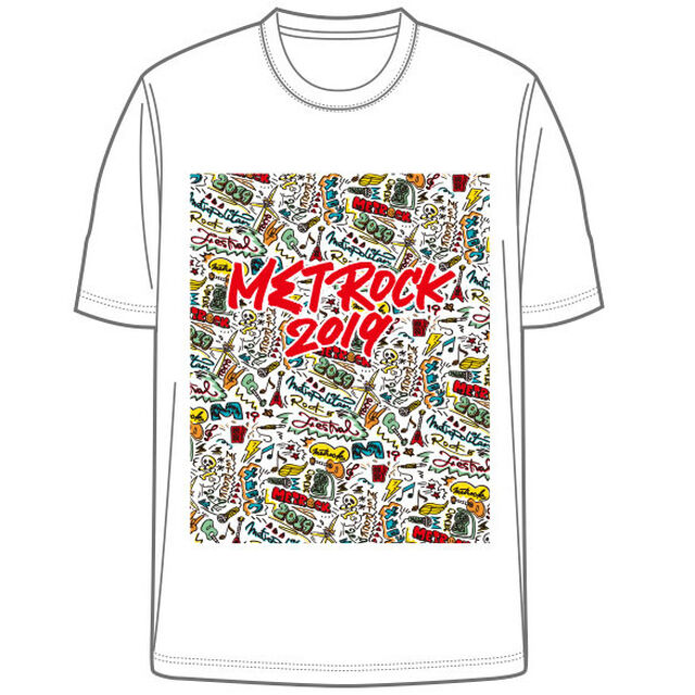【METROCK2019】落書き総柄Tシャツ Mサイズ（その他）