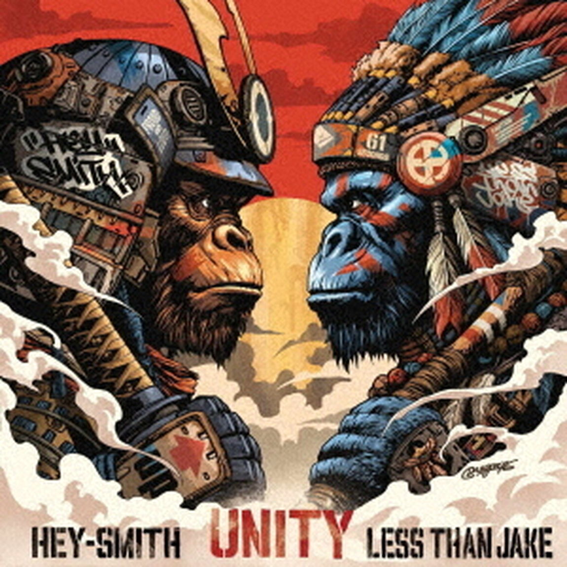 HEY-SMITH・Less Than Jake／Unity（Tシャツ付限定盤 kids／CD）（セブンネット限定特典：缶バッジ）（ＣＤ）