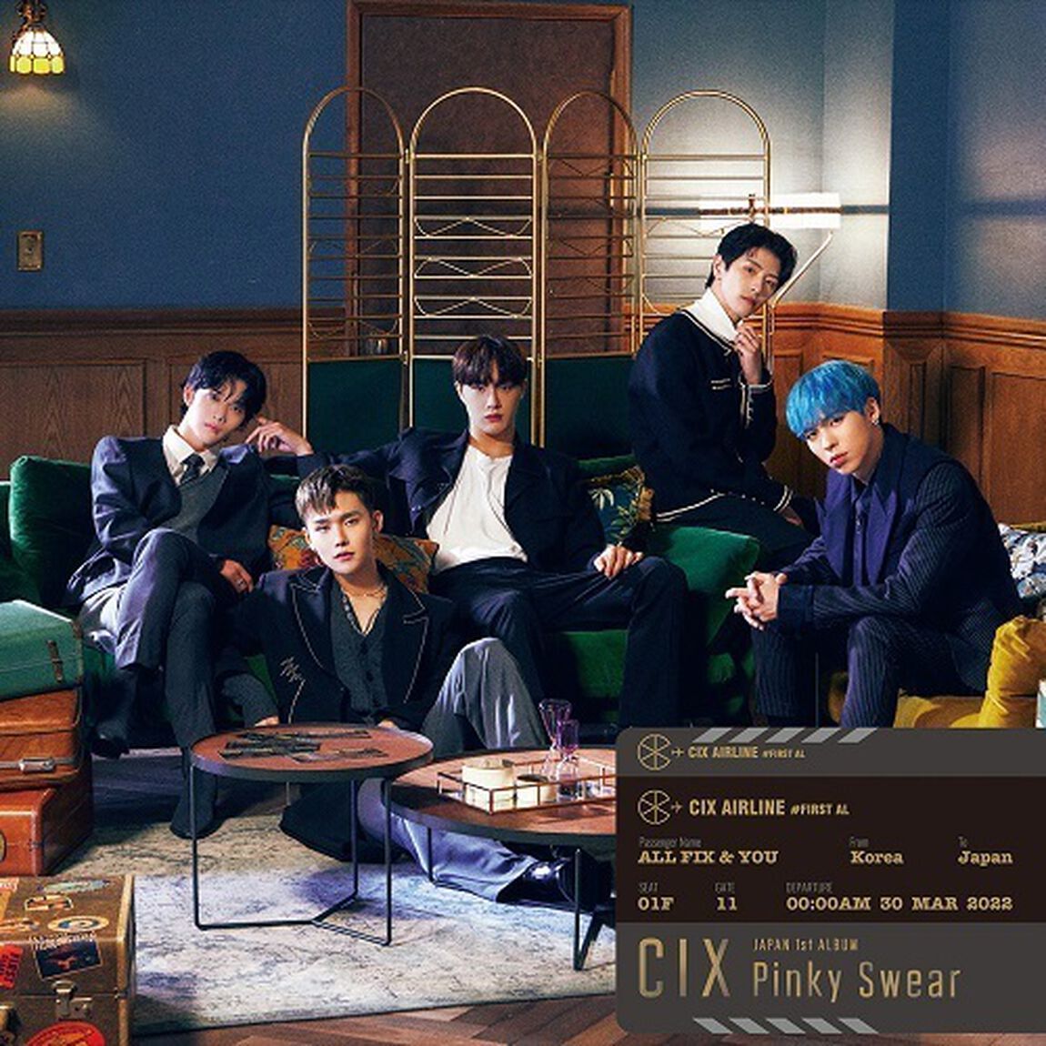 CIX／Pinky Swear（通常盤／CD）（セブンネット限定特典：ミニスマホスタンドキーホルダー（メンバー別5種よりランダム１種））（ＣＤ）